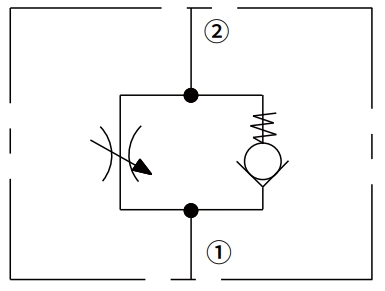 35NC10-20 型单向节流阀